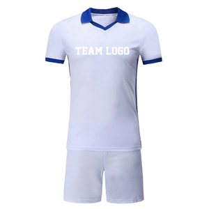 Camiseta de fútbol de primera calidad personalizable para hombre, camiseta de ejercicios Reversible Retro de sarga de aparejos de secado rápido, ropa de fútbol lisa sin logotipo - Product Image 3