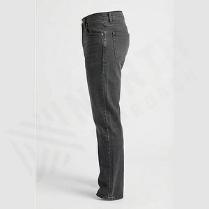 Pantalones Vaqueros al por Mayor, Pantalones Rectos de Algodón de Alta Calidad, Lavado Destruido, Estilo Urbano, Desgastados, Personalizados para Hombre - Product Image 3