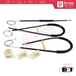 Kit de Reparación de Elevalunas BWR321 para Puerta Delantera Derecha para Vito Viano Mixto Clase V MK2 W639 2003-2010 6397200146 Repuestos Bross Auto - Product Image 4