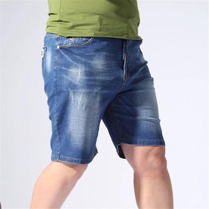 Short en jean lavé à l'acide vintage personnalisé pour hommes, conception personnalisée, étiquette de broderie de logo, marque privée, approvisionnement en vrac d'OEM - Product Image 3