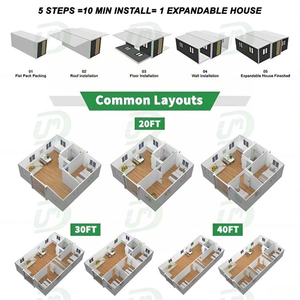 Nhà CONTAINER thép có thể mở rộng với hai phòng ngủ nhà tiền chế kiểu căn hộ hiện đại - Product Image 5