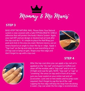 Autocollants pour ongles, une couleur, maman et moi, manucure, autocollants pour ongles, fabriqués aux États-Unis, vente en gros, design d'ongles, facile à appliquer, compatible avec la lumière UV - Product Image 5