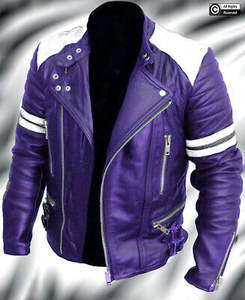 เสื้อแจ็กเก็ตหนังวัวฟอก100% สำหรับผู้ชาย, เสื้อแจ็กเก็ตหนังสำหรับขี่มอเตอร์ไซค์ปกตั้งฤดูหนาวเนื้อผ้าแคนวาส - Product Image 3