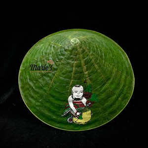 หมวกทรงกรวยใบบัวเวียดนาม เป็นมิตรกับสิ่งแวดล้อม งานฝีมือทำมือ งานหัตถกรรมวัฒนธรรม - Product Image 3