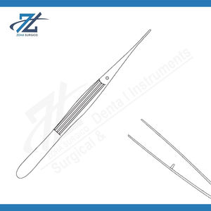 Produit de haute qualité McIndoe pince à dissection 152mm de long mâchoires dentelées fines Instrument chirurgical en acier inoxydable - Product Image 2