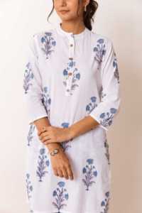 ชุดเสื้อผ้าฝ้ายแท้พิมพ์ลายดอกไม้สำหรับผู้หญิงสำหรับปาร์ตี้ฤดูร้อนชุดสวมใส่ทุกวันสวมใส่สบายๆ - Product Image 5