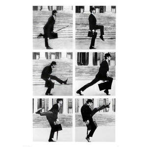 Monty Python Silly Walks Cartoon <b>Poster</b> Paper Support Base - Product Image 1