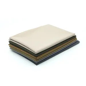 Fabricantes de tecidos de materiais cvc personalizados tc 60/40 sarja de algodão forro de tecido para shorts