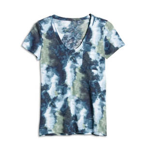 T-shirt en coton personnalisé pour femme, streetwear décontracté, coupe classique, couleur unie, léger, doux, respirant, pour tous les jours, OEM ODM - Product Image 2