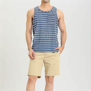 2024 camisetas sin mangas de gimnasio para hombre, camisetas sin mangas de algodón de alta calidad, diseño OEM personalizado, ropa de entrenamiento de punto transpirable, informal de talla grande - Product Image 2