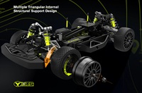 Voiture de rallye RC sans balais RLAARLO XTS-F10 1/10 4x4 en fibre de carbone, ESC étanche, servo métallique, différentiel en acier, véhicule de drift haute vitesse RTR