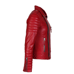 Chaqueta de cuero de hombre de diseño personalizado de color sólido para ropa de calle personalizada de invierno con patrón de letras - Product Image 2