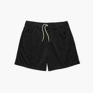 Pantalones cortos de malla personalizados de alta calidad para hombre, pantalones cortos de malla de doble capa de baloncesto en blanco, pantalones cortos de malla negros de verano, venta al por mayor, transpirables - Product Image 1