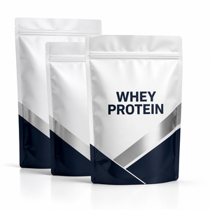 Bolsa de Envasado con Boquilla para Proteína de Suero de Leche de 1 <span class=keywords><strong>kg</strong></span>, 2,5 <span class=keywords><strong>kg</strong></span> y 5 <span class=keywords><strong>kg</strong></span>, Impresión Personalizada, Gran Capacidad, Fondo Plano, Grado Alimenticio, MOQ de 100 Piezas - Product Image 1