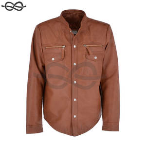 Genuine Leather <b>Jackets</b> Stylish Men's Fashion Handcrafted Premium Quality Apparel Winter Collection Warm up - Product Image 5