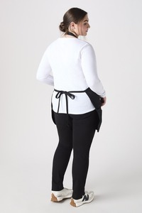 Delantal de babero de chef o servidor profesional de alta calidad unisex con correas ajustables con bolsillos y lazo barato - Product Image 3