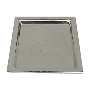 Plateaux de service de forme ovale de conception moderne fournitures en vrac en métal de qualité industrielle pour la maison hôtel mariage restaurant décor - Product Image 6