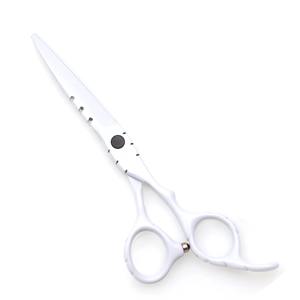 Tijeras de Peluquería Profesionales de 5.5 Pulgadas, Juego de Tijeras de Acero Inoxidable Blancas para Peluquería - Product Image 2