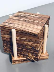 Sous-verre à thé en bois naturel de qualité supérieure pour boisson tapis et tampons en verre vaisselle ustensiles de cuisine sous-verres à thé de table au meilleur prix - Product Image 2