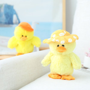 Cantando di peluche anatra che cammina che salta musicale anatra elettrica giocattolo di peluche di Pasqua che parla in peluche - Product Image 2