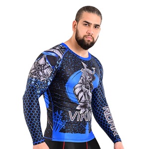 Chemise de compression personnalisée à manches courtes Rash Guard pour hommes Gymwear OEM MMA BJJ Grappling Top Quick Dry Sublimation Pakistan - Product Image 3
