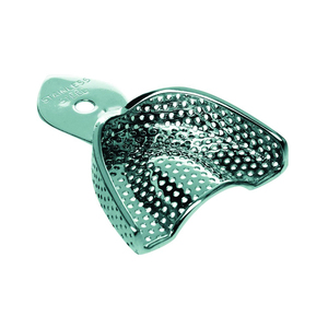 Source d'alimentation manuelle d'équipement dentaire de plateau d'impression d'acier inoxydable avec la compatibilité d'autoclave pour l'instrument de garde-bouche - Product Image 2
