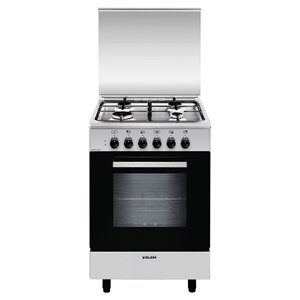 เตาแก๊ส 4 หัวเตา พร้อมเตาอบไฟฟ้า ALPHA A554MI6 สแตนเลส ระดับ A (53x50x90 ซม.) - Product Image 1