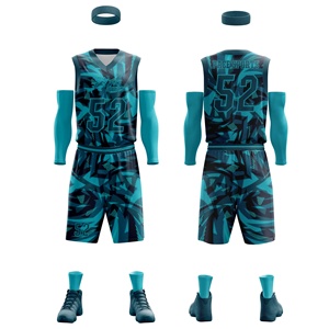 Best Quality Fully Customized Breathable Sublimated 100% Polyester Quick Dry Anti-Bacterial Basketball Jersey Short Sets Summer - Product Image 6