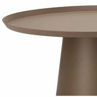 Mesa de centro única, mesa de centro de altura superior redonda para muebles de sala de estar, muebles de comedor para dormitorio