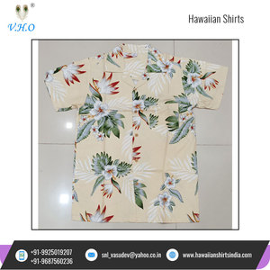 Chemise hawaïenne à manches courtes 100% Polyester pour hommes, sur mesure, décontractée, Design de Surf de plage, fabriquée en inde - Product Image 4