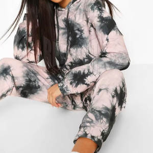 Survêtement de Sublimation pour femmes légères respirant coton/polyester tissu formation porter deux pièces tenue de sport survêtement - Product Image 6