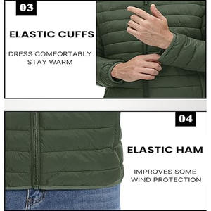 Vente chaude bulle veste hommes hiver épais manteaux lourds hommes bouffant veste, hommes rembourré veste 2025 téléchargé par robe de sport - Product Image 4