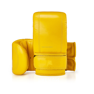 Guantes de Boxeo DWELT GEARS Ecológicos de Cuero, Transpirables, Resistentes al Viento, con Agarre Completo para las Manos, Cierre de Gancho y Bucle - Product Image 4