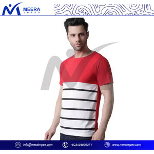 T-shirt en coton biologique écologique pour hommes T-shirt à manches courtes durable doux et respirant à col rond pour l'été en gros - Product Image 2