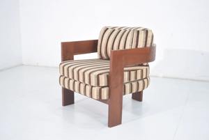 Modern Tufted Fabric and Mango Wood <b>Dining</b> <b>Chair</b> for Home Office Home Bar Bedroom Furniture Handmade Wholesale - Product Image 5