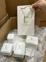 Boîtes en Cuir PU de Luxe pour Marquage à Chaud FORTE, Vente en Gros, Organisateur Personnalisé pour Bagues, Boucles d'Oreilles, Bracelets, Boîtes d'Emballage de Bijoux Noires