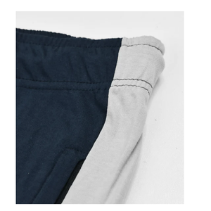 <b>Men's</b> Classic Fit Stretchable Blue Gray <b>Trousers</b> Stylish Mid <b>Waist</b> Plain Dyed Factory Deal on Wholesale Economically Priced - Product Image 3