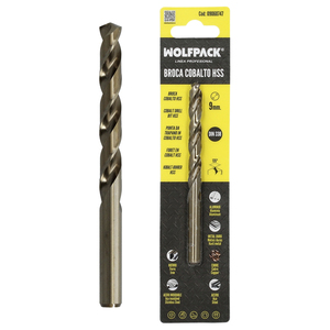 Broca Cilindrica Wolfpack in Cobalto HSS 9,00 mm. Blister 1 Unità. - Product Image 1