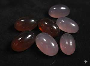 Lote de Cabujones de Cuarzo Rosa Natural, Increíble Gema Rosa Suelta para Sanación, Gema de Cuarzo Pulida, Venta al por Mayor, Fengshui - Product Image 6