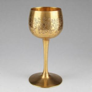 Aurum Luxe savish SIP ถ้วยไวน์โลหะแบบโบราณโบราณโบราณสำหรับพิธีกรรมทางศาสนาและแท่นบูชาของโบสถ์ - Product Image 1