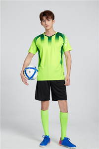 ชุดกีฬาสำหรับผู้ชายชุดเล่นฟุตบอลเสื้อฟุตบอลแบบตัดอัตโนมัติ - Product Image 2