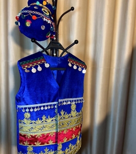 Robe de fête et de mariage afghan en velours afghan fait à la main traditionnel brodé pour femmes robe tribale taille personnalisée robes pour femmes à vendre 107 - Product Image 4