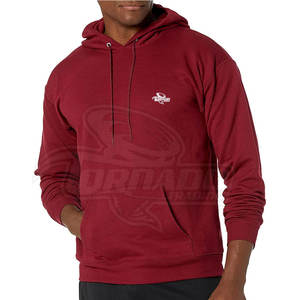 เสื้อมีฮู้ดผ้าฝ้าย100% สำหรับผู้ชายผ้าฟลีซย้อมสีล้วนสำหรับฤดูหนาวฤดูใบไม้ร่วง - Product Image 1