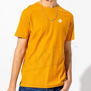 Camiseta Simple Lisa 100% Algodón para Hombre, Corte Holgado Informal, Personalizada, Manga Corta, Camiseta para Hombre en Venta, Precio Económico - Product Image 1