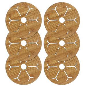 Posavasos de té de madera decorativo para restaurante, Cocina Para el hogar, oficina, mesa de comedor, tazas de té, tazas de café, latas de cerveza, vasos de agua 2024 - Product Image 3