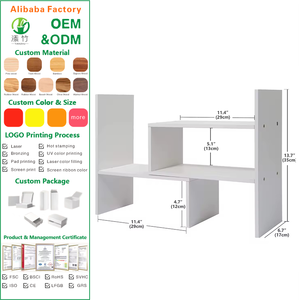 Estantería de madera de estilo libre, estantería abierta independiente, mesita de noche, expositor de pie para sala de estar - Product Image 1