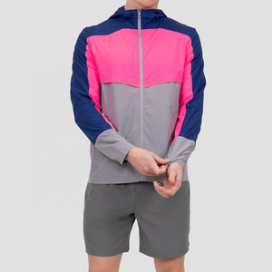 Chándal cortavientos impermeable para exteriores Unisex, ropa de entrenamiento transpirable de talla grande para correr en invierno, patrón sólido - Product Image 4