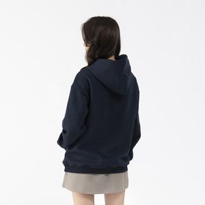 Jersey elegante para mujer, de algodón 100% sudaderas con capucha, sudaderas de lana de gran tamaño, ropa de calle bordada personalizada de peso pesado para primavera - Product Image 2