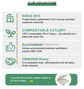 Bát dùng một lần làm từ bã mía và tinh bột ngô, thân thiện với môi trường, phân hủy sinh học, dung tích 6oz, 10oz, <span class=keywords><strong>12oz</strong></span>, 156ml, 300ml, 400ml - Product Image 5