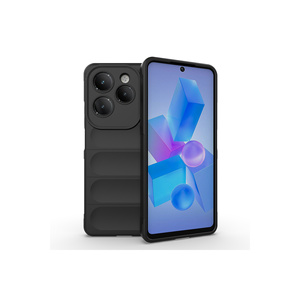 Coque Netzy Infinix Hot 40 Pro en TPU souple, motif ethnique mignon, bleu marine - Anti-traces de doigts, matériau en silicone souple - Product Image 2